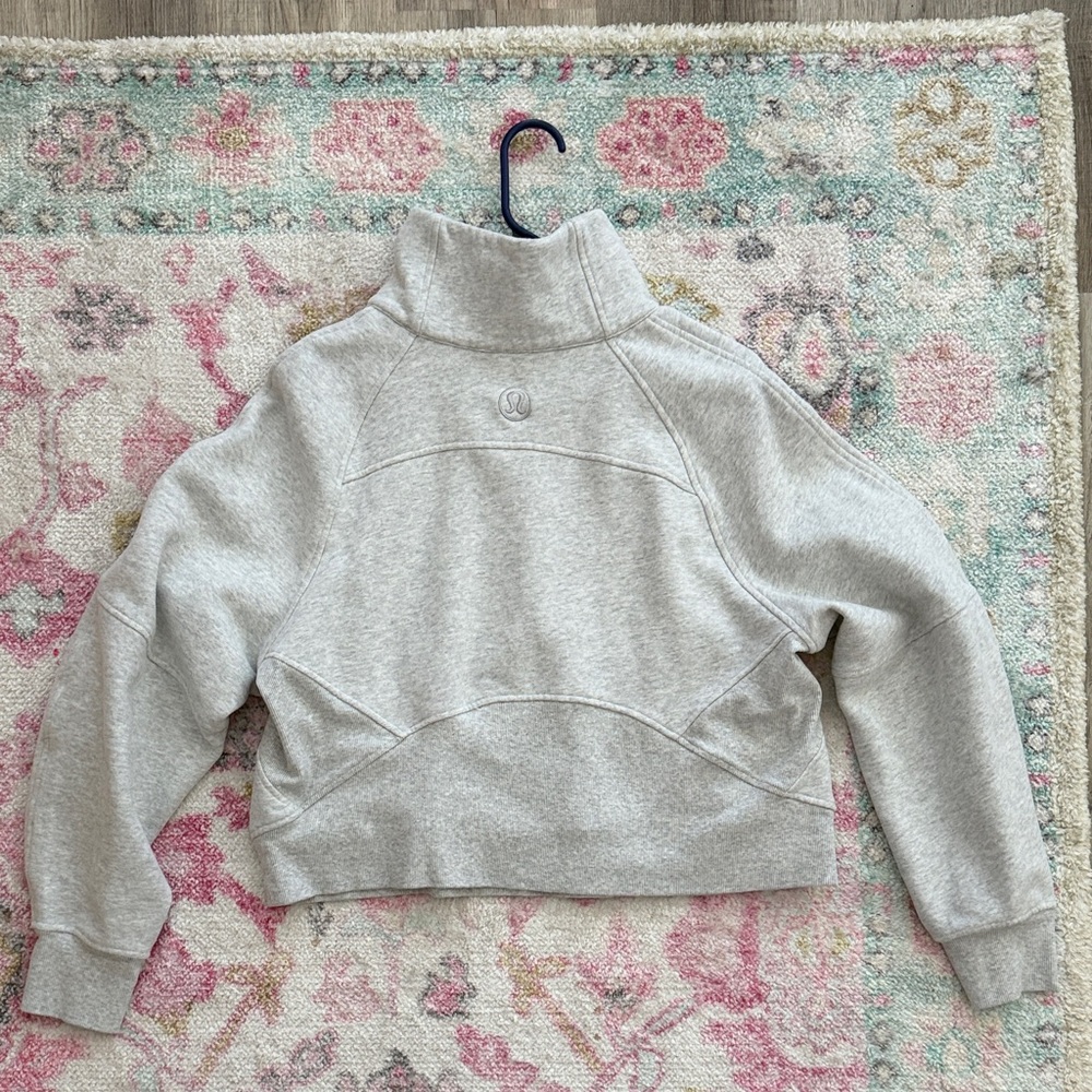 Scuba Oversized Funnel-
Neck Half Zip - Picture 2 of 2